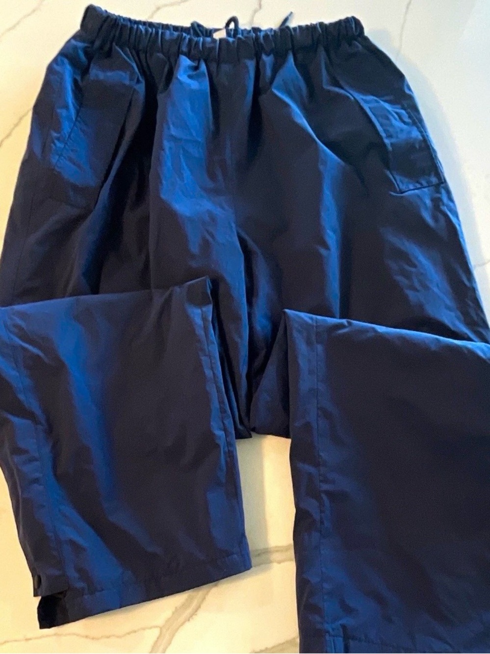 Men's ProQuip waterproof Golf pants Navy Elastic-Waist.